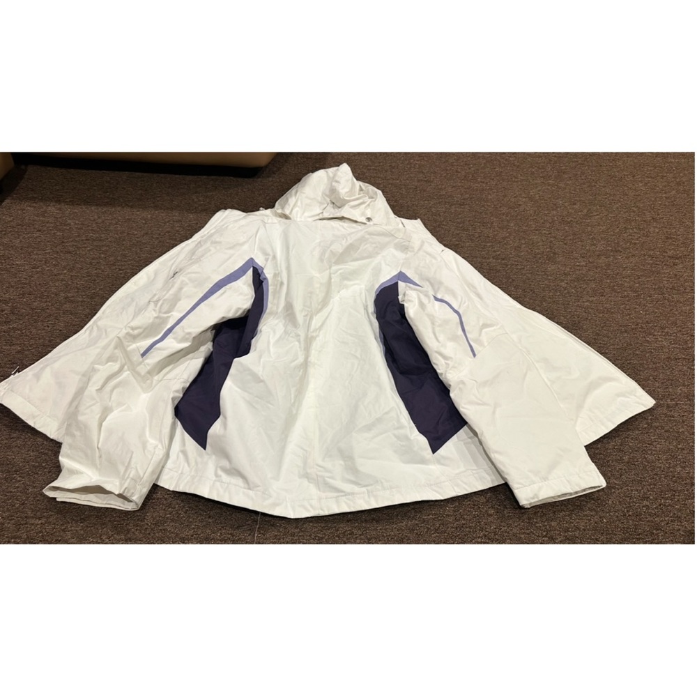 Euc Zeroxposur Ski White Black Patterned Jacket L - image 7